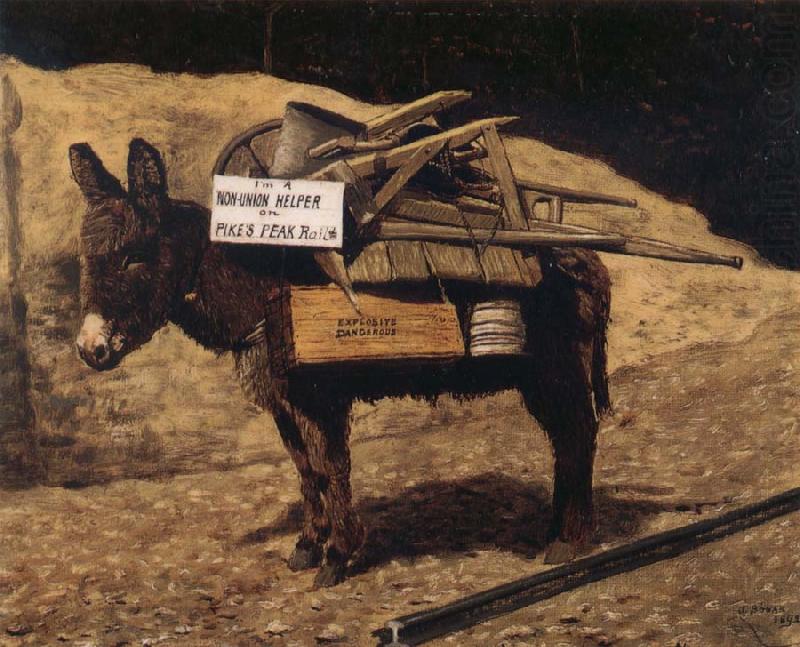 James Bonar Mine Mule china oil painting image
